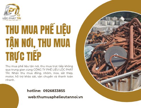 Thu mua phế liệu tận nơi, thu mua trực tiếp