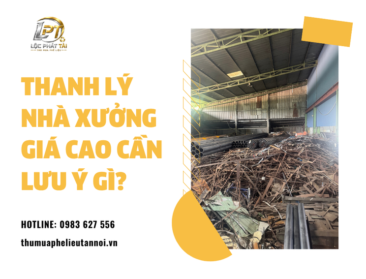 Thanh Lý Nhà Xưởng Giá Cao Cần Lưu Ý Gì?